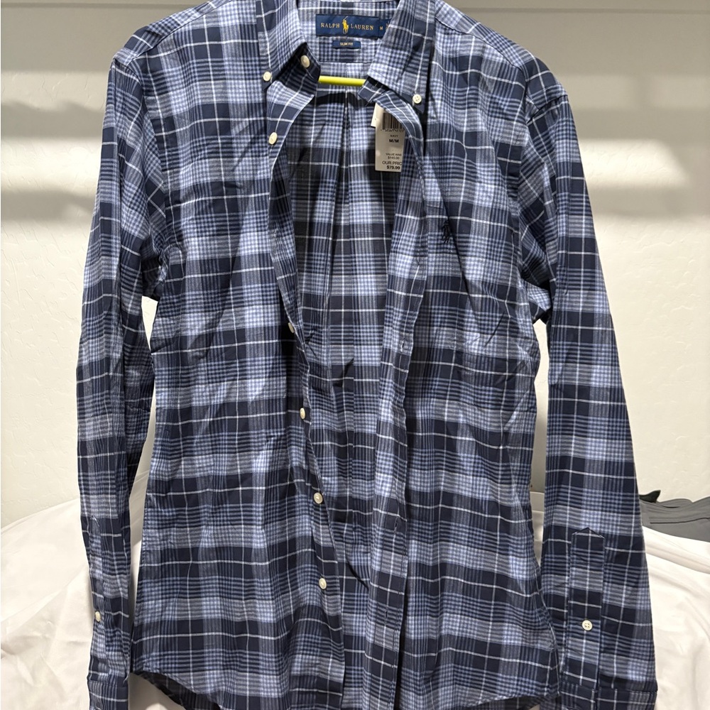 Ralph Lauren Navy/blue Checkered Women’s Shirt